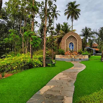 Mount Rosary Church Santhekatte front view Udupi